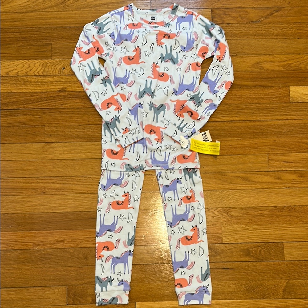 Girls Tea collection Pajamas unicorn Print, size 14, NWT